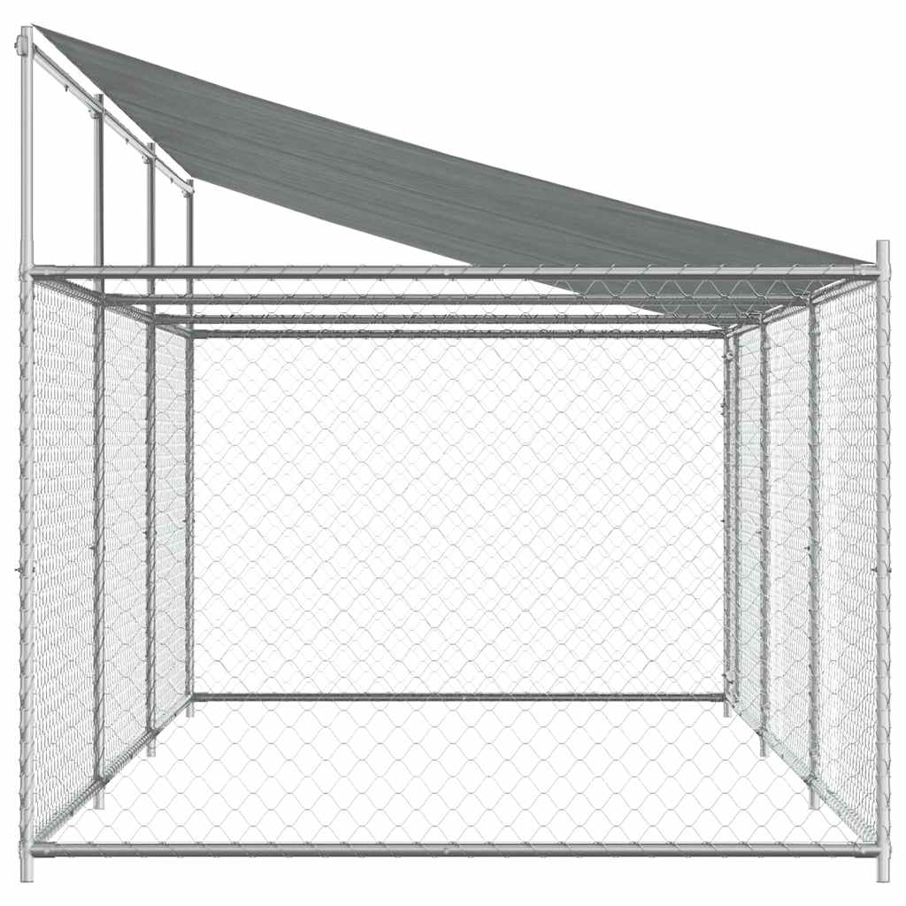 Large Outdoor Dog Kennel Run Galvanised Steel 6x2m | Simpledeals