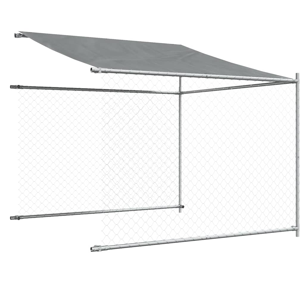 Large Outdoor Dog Kennel Run Galvanised Steel 6x2m | Simpledeals