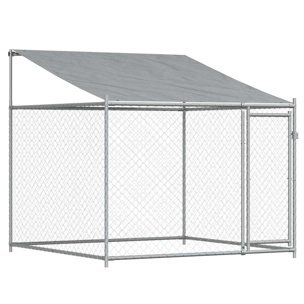 Large Outdoor Dog Kennel Run Galvanised Steel 6x2m | Simpledeals