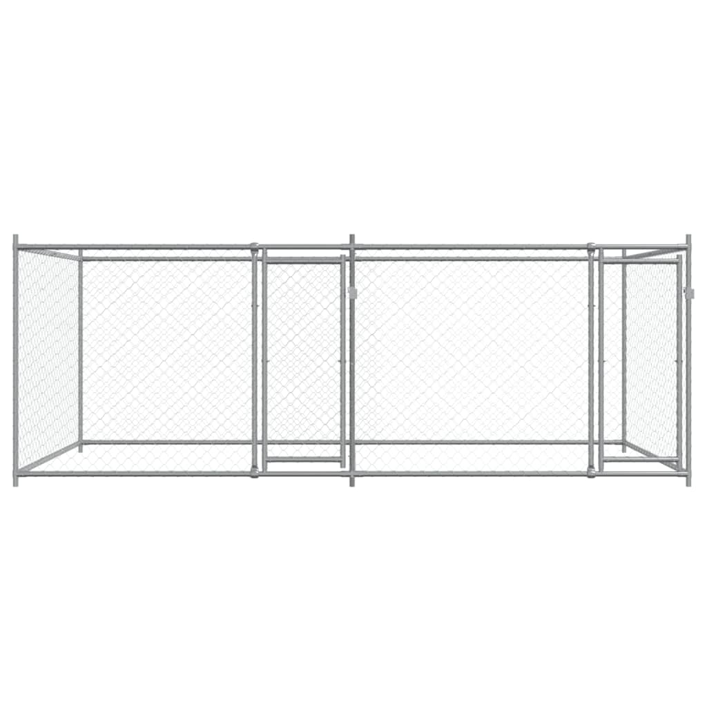 Large Galvanised Steel Dog Cage Outdoor Run | Simpledeals