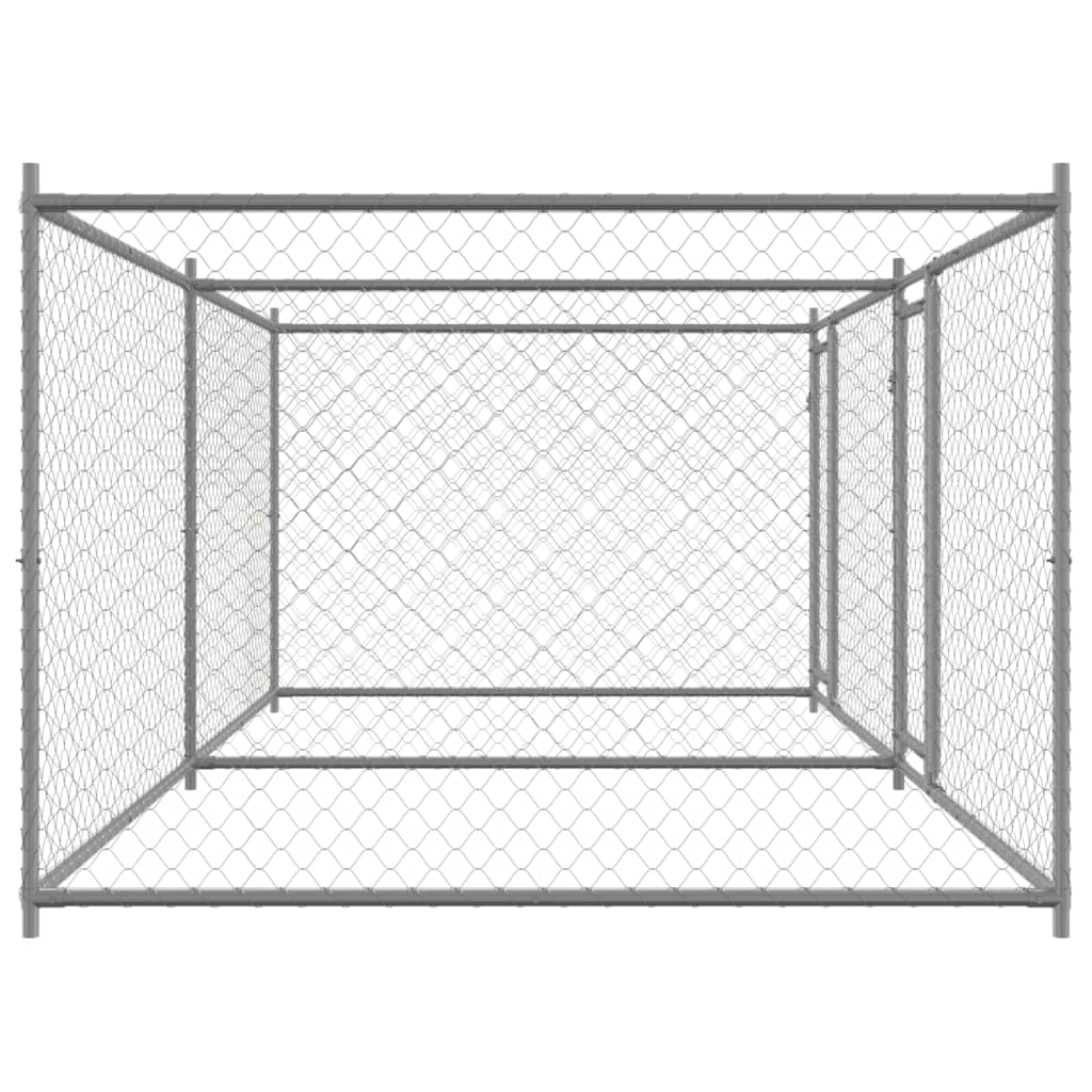 Large Galvanised Steel Dog Cage Outdoor Run | Simpledeals