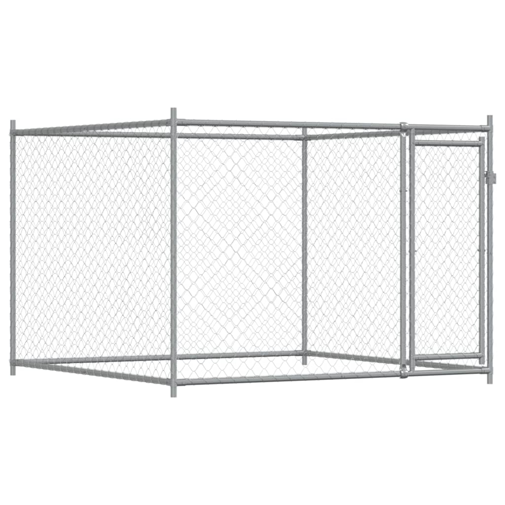 Large Galvanised Steel Dog Cage Outdoor Run | Simpledeals