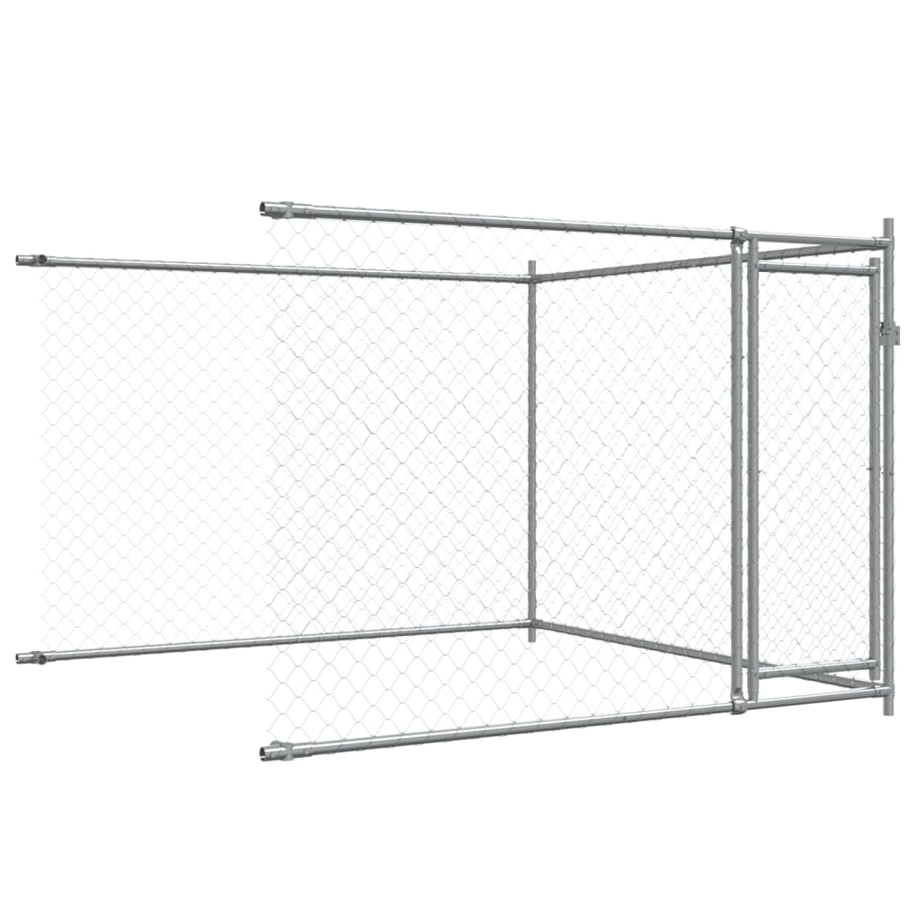 Large Galvanised Steel Dog Cage Outdoor Run | Simpledeals