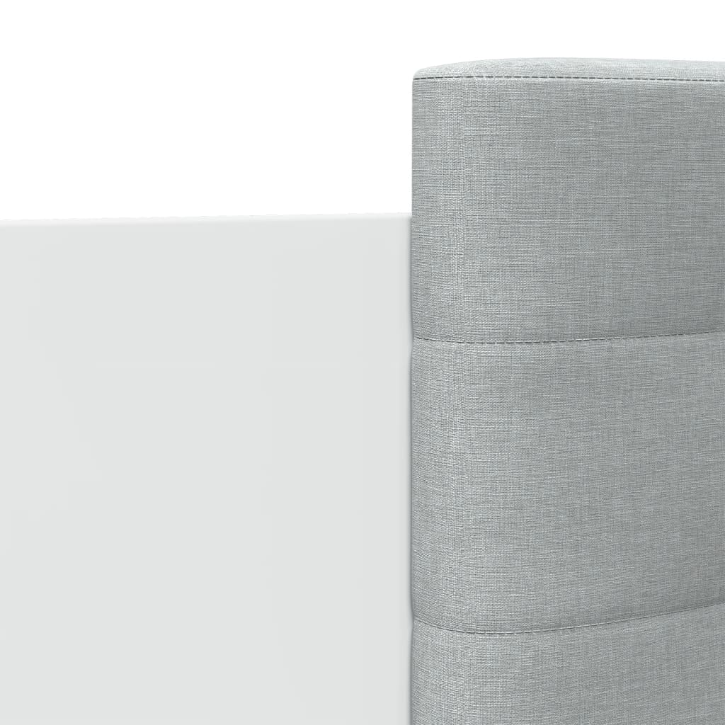 Bed Frame with Headboard White - Engineered Wood Double Size