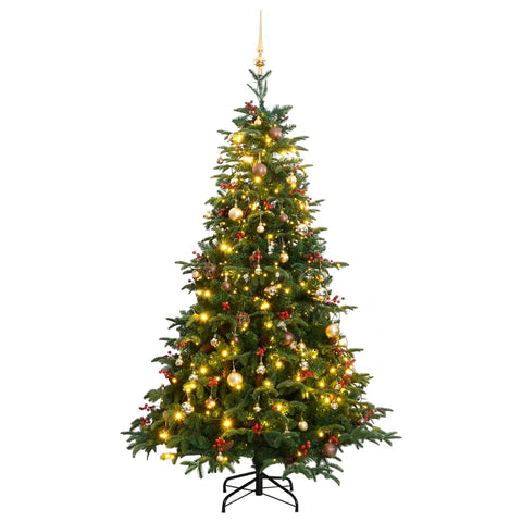 Artificial Hinged Christmas Tree, Ball Set 180 cm