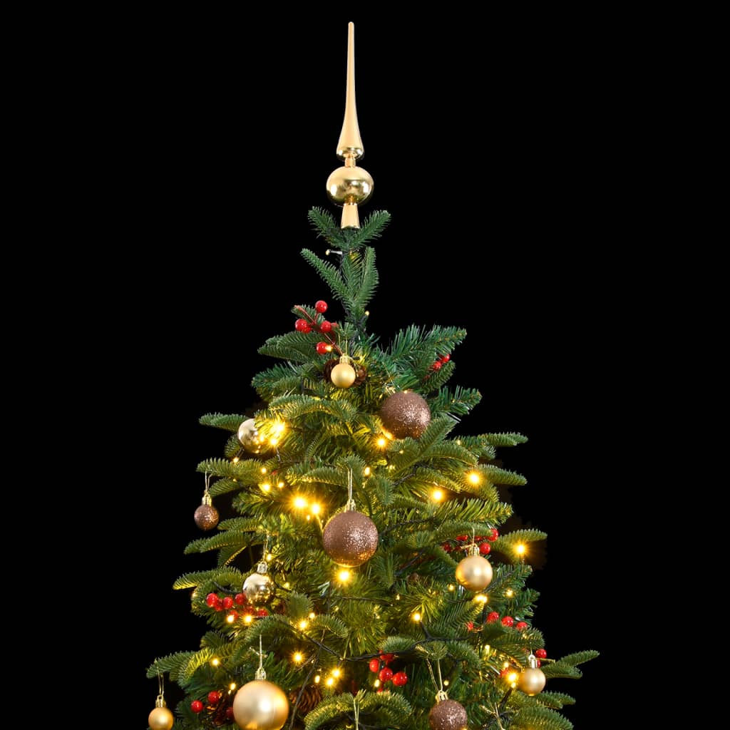 Artificial Hinged Christmas Tree, Ball Set 180 cm
