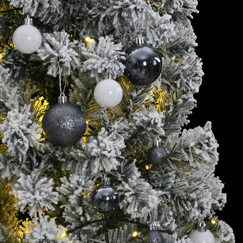 Artificial Hinged Christmas Tree with 300 LEDs , Ball Set