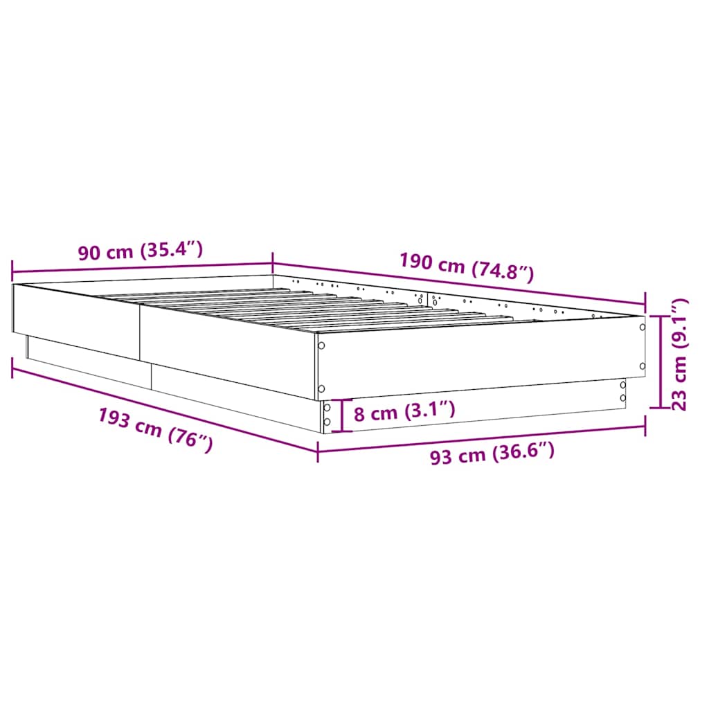 Bed Frame Black