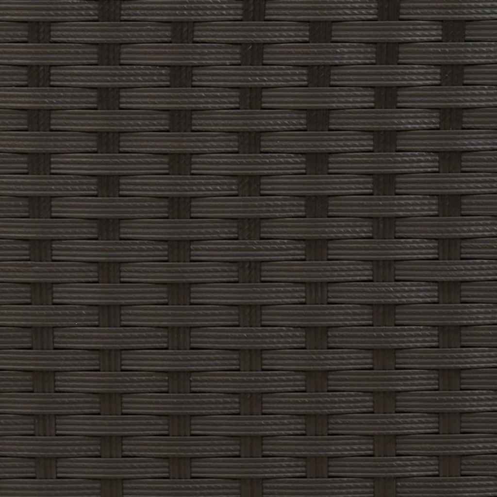 Garden Sofa 2-Seater with Stools-Black Poly Rattan, Outdoor Sofas