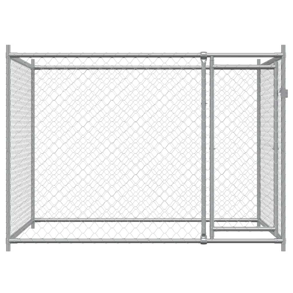 Large Galvanised Steel Dog Cage 2x2x1.5m | Simpledeals