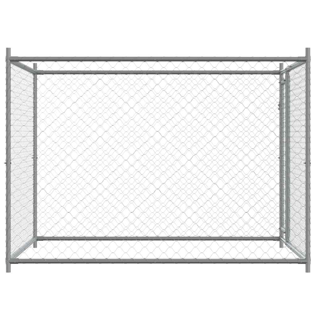 Large Galvanised Steel Dog Cage 2x2x1.5m | Simpledeals