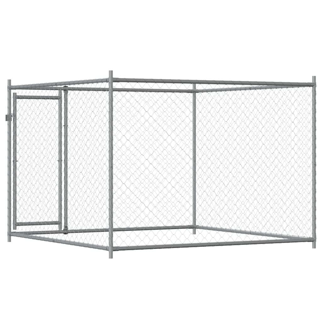 Large Galvanised Steel Dog Cage 2x2x1.5m | Simpledeals