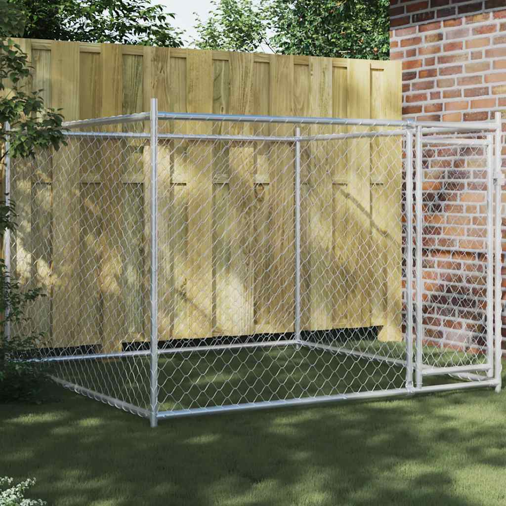 Large Galvanised Steel Dog Cage 2x2x1.5m | Simpledeals