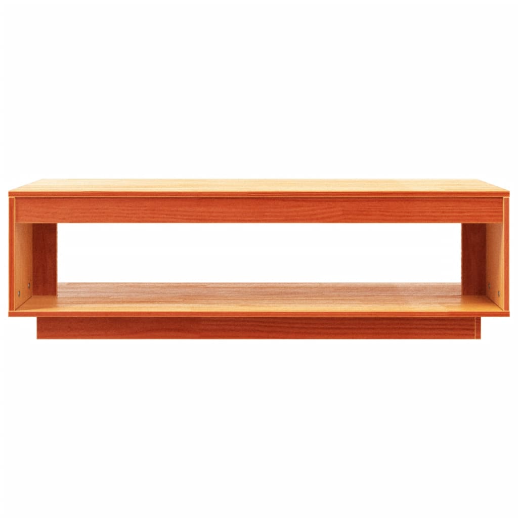 Wood finish - Coffee Table Wax Brown Solid Wood Pine
