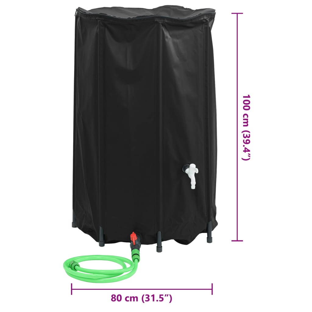 Watering & Irrigation - Water Tank with Tap Foldable 500 L PVC - photo 10