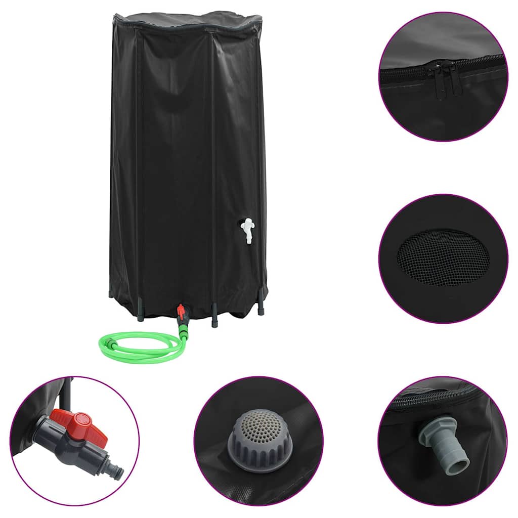 Watering & Irrigation - Water Tank with Tap Foldable 250 L PVC