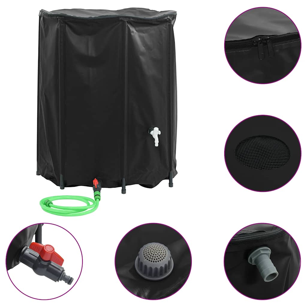 Watering & Irrigation - Water Tank with Tap Foldable 1250 L PVC