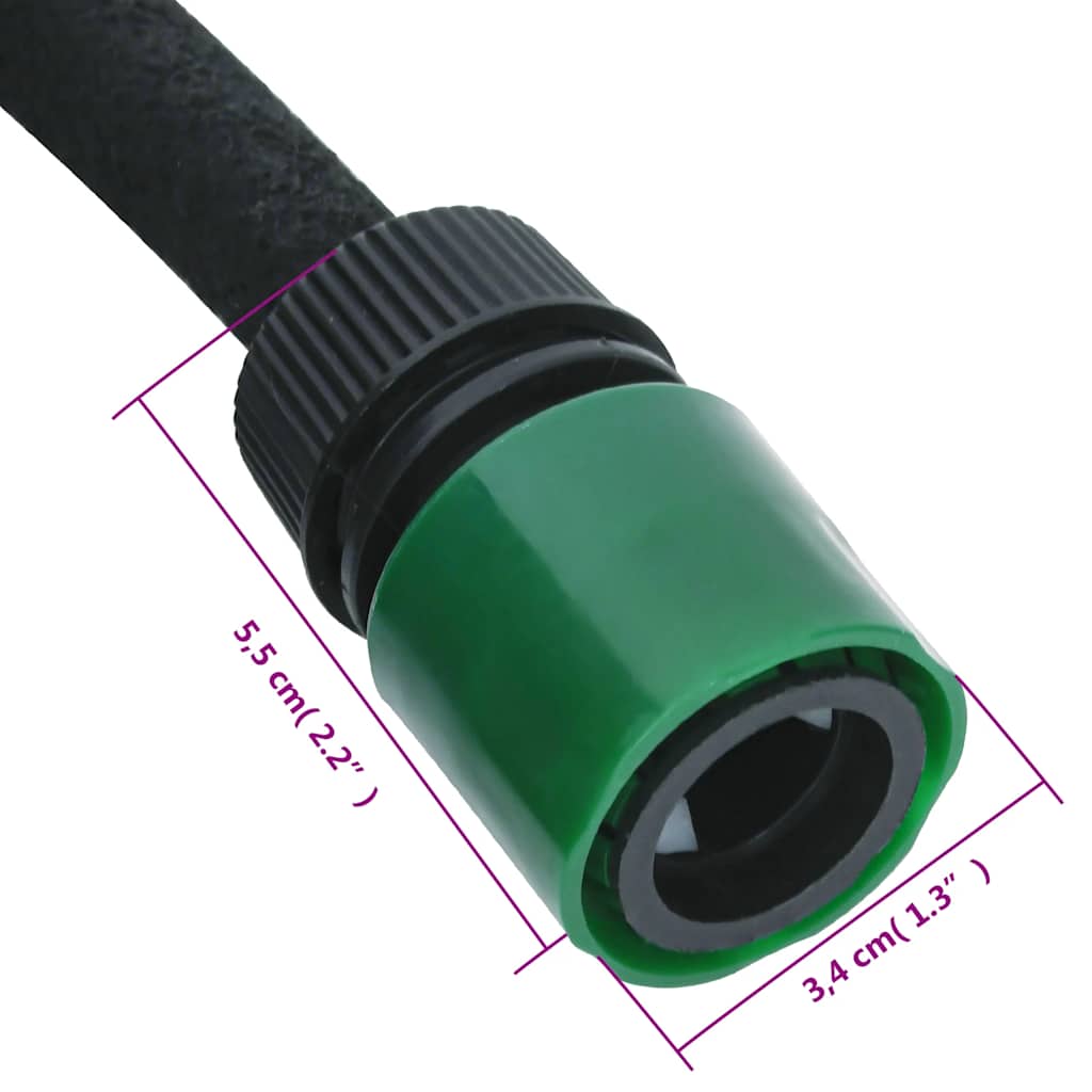 100m Rubber Soaker Hose Garden Irrigation | Simpledeals
