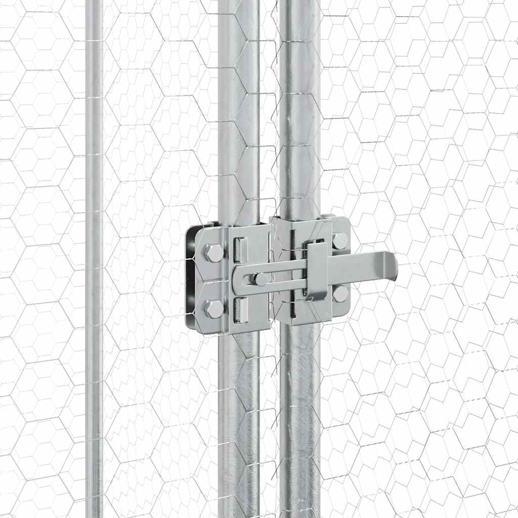 Walk-In Chicken Cage Galvanised Steel 200x100cm | Simpledeals