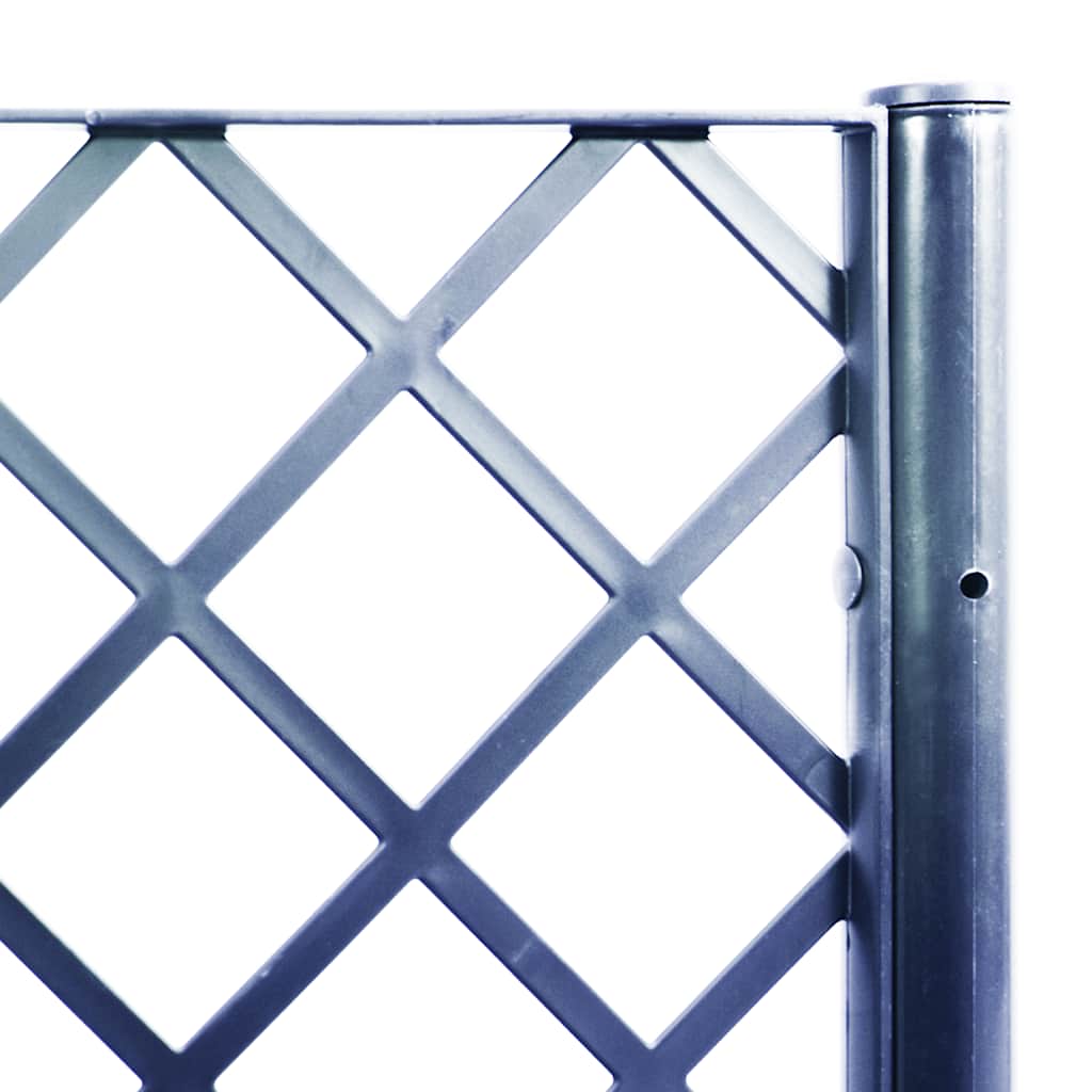 Garden Planter with Trellis - Grey