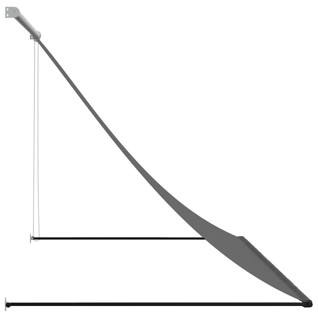 Retractable Awning Anthracite - Fabric and Steel | Window & Door Awnings