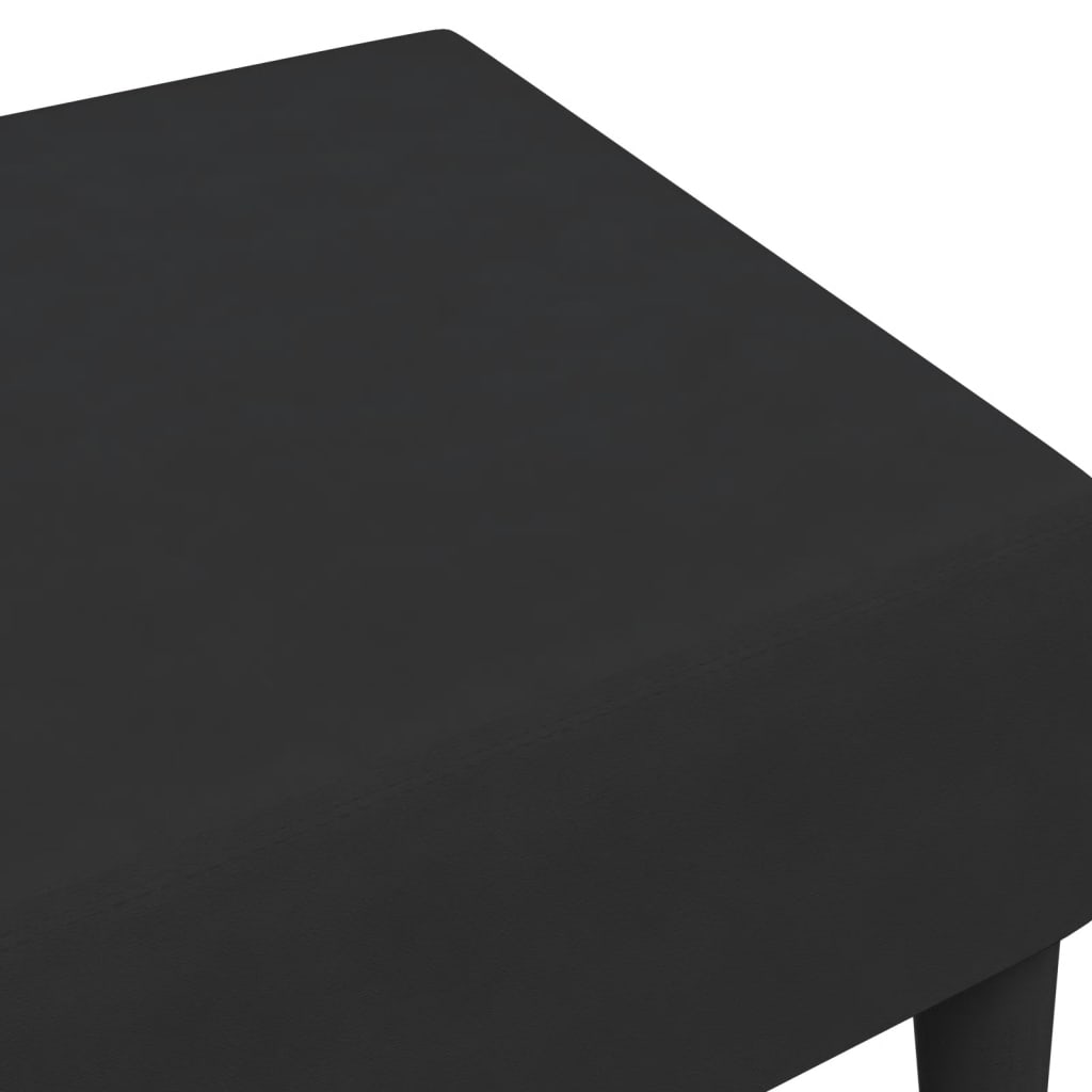 Footstool Black Velvet | Foot Rests