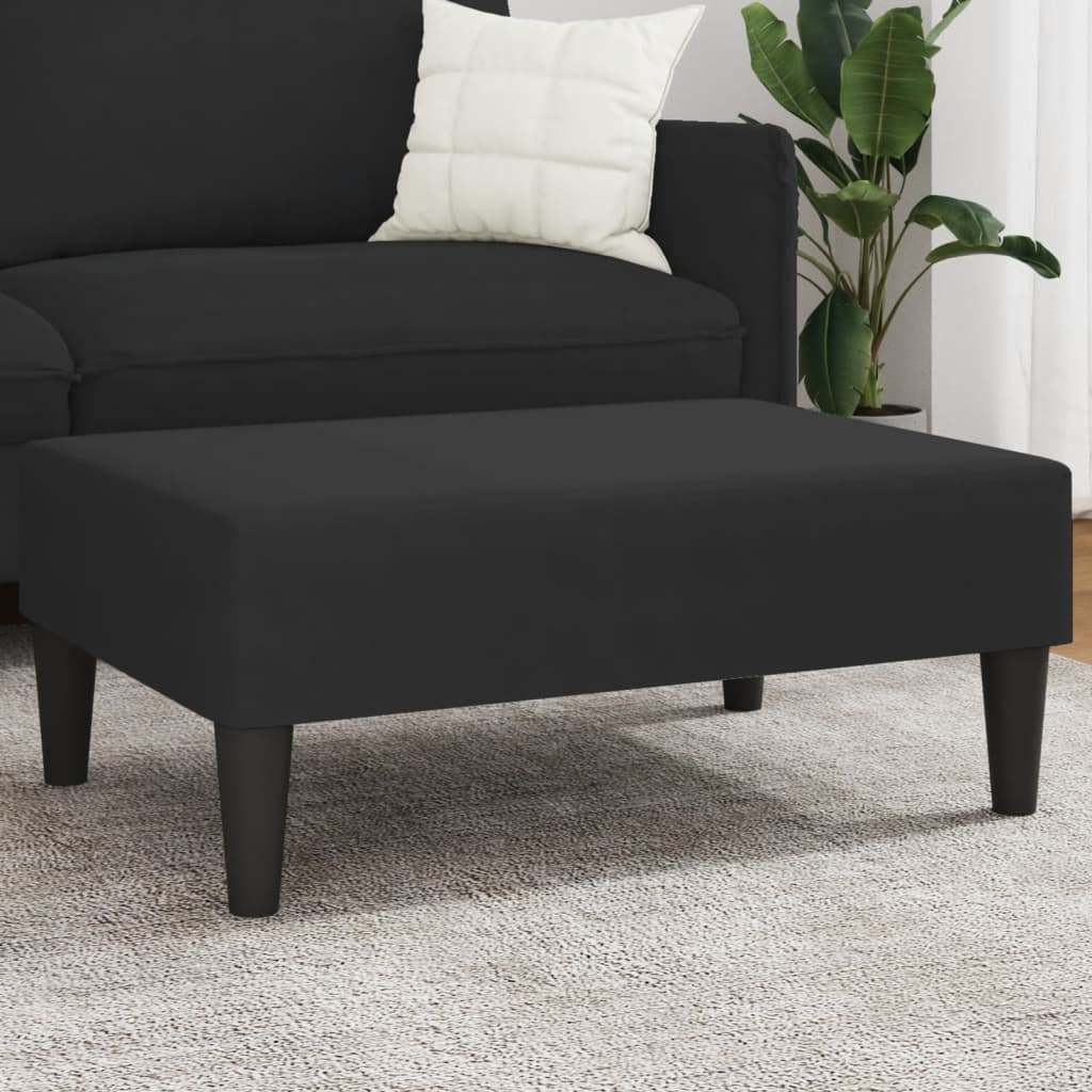 Footstool Black Velvet - Foot Rests