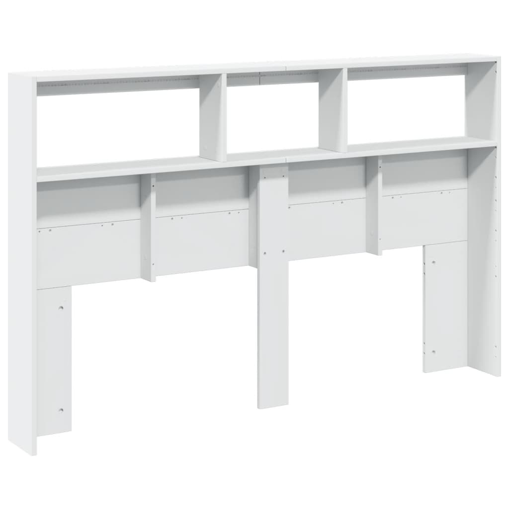 LED Headboard Cabinet White 160cm | Simpledeals