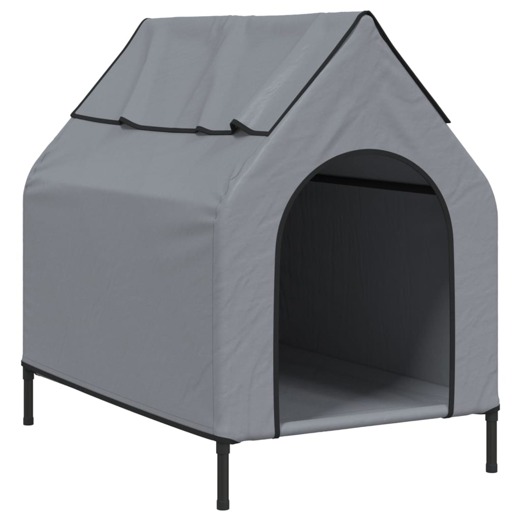 Fabric finish - Dog House Anthracite Oxford Fabric and Steel