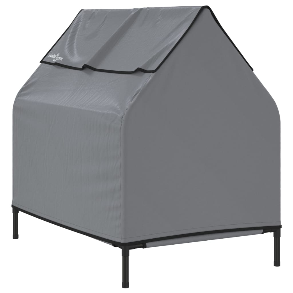 Dog House Anthracite Oxford Fabric and Steel, Dog Houses