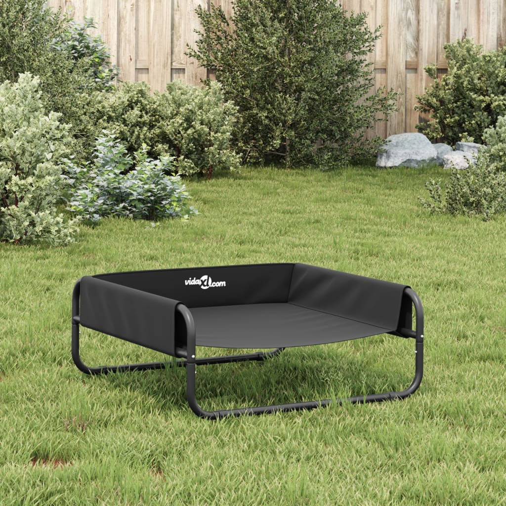Dog Bed Anthracite Oxford Fabric and Steel | Dog Beds
