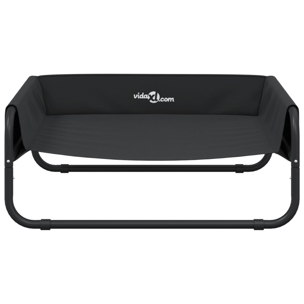 Dog Bed Anthracite Oxford Fabric and Steel | Fabric finish