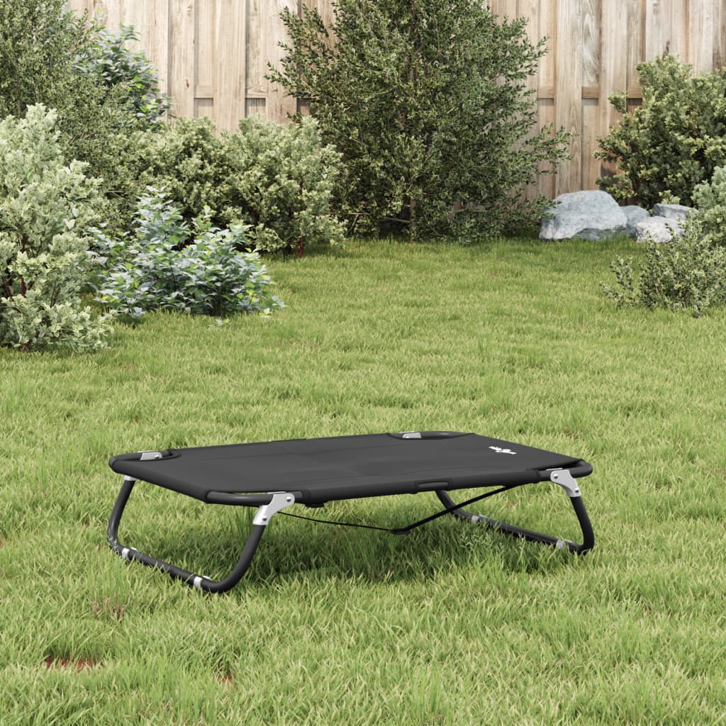 Dog Bed Foldable Anthracite - Oxford Fabric and Steel | Dog Beds