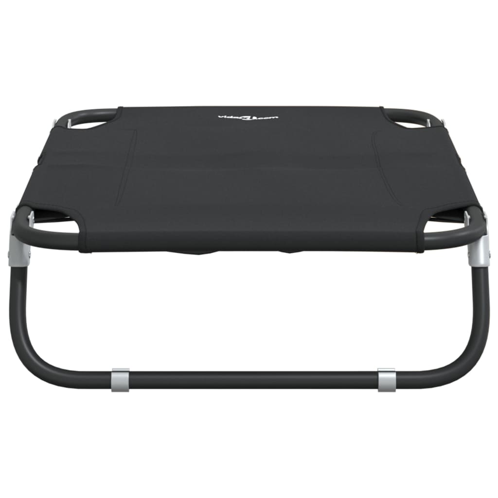 Dog Bed Foldable Anthracite - Oxford Fabric and Steel, Dog Beds
