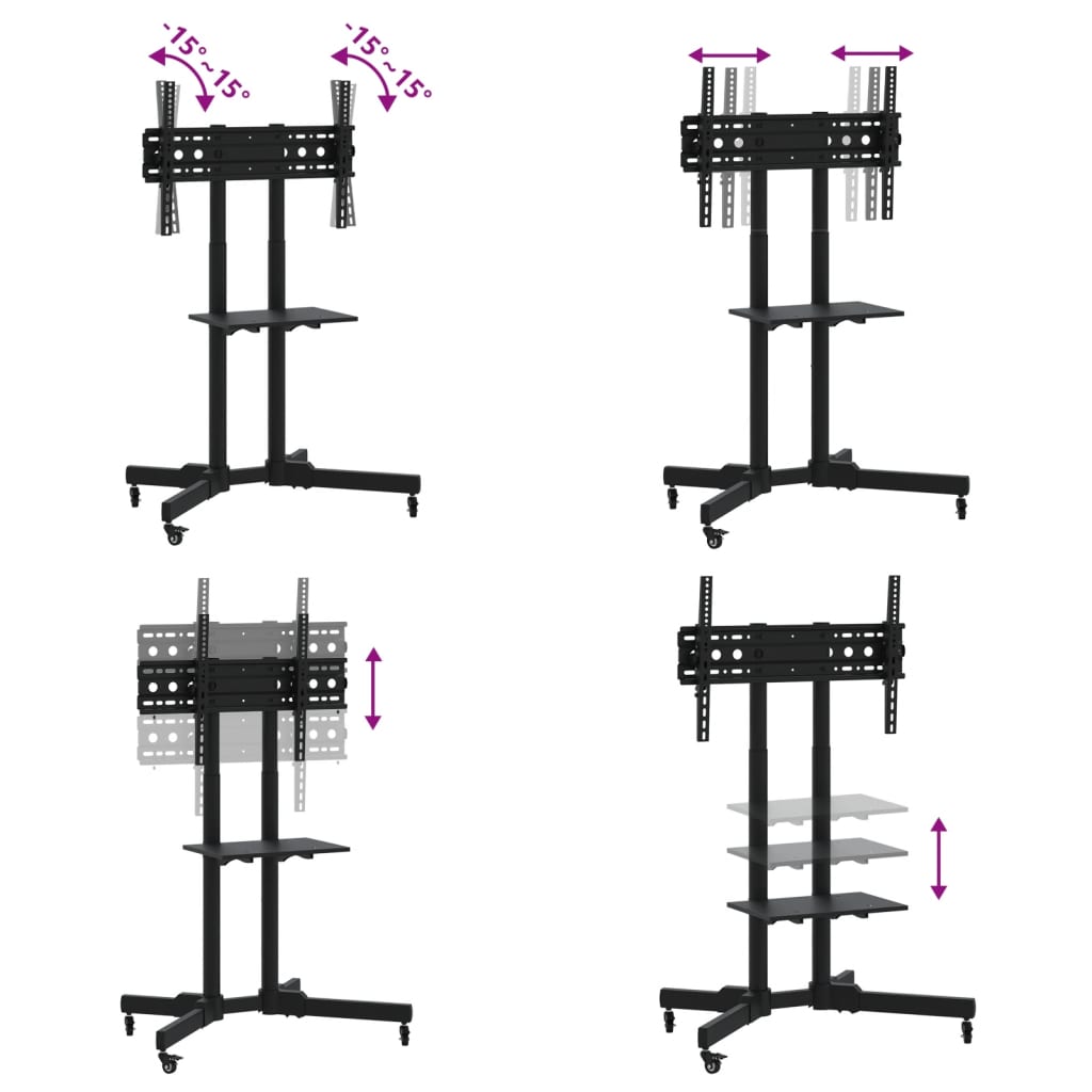 Rolling TV Stand 32-70 Inch 50kg VESA 600x400 | Simpledeals