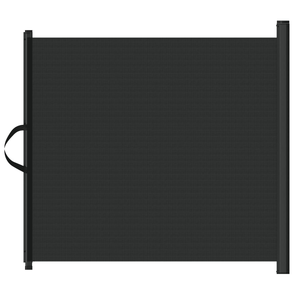 Retractable Pet Gate Black