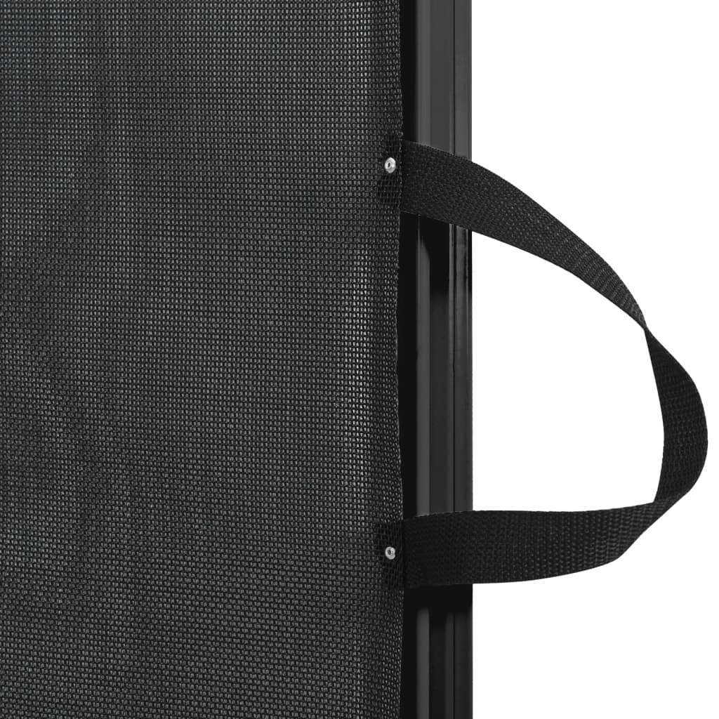 Retractable Pet Gate Black