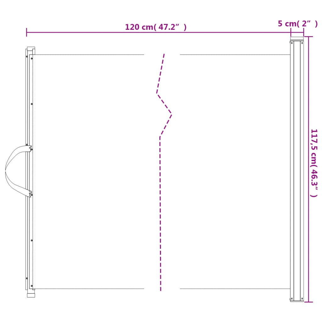 Retractable Pet Gate Black