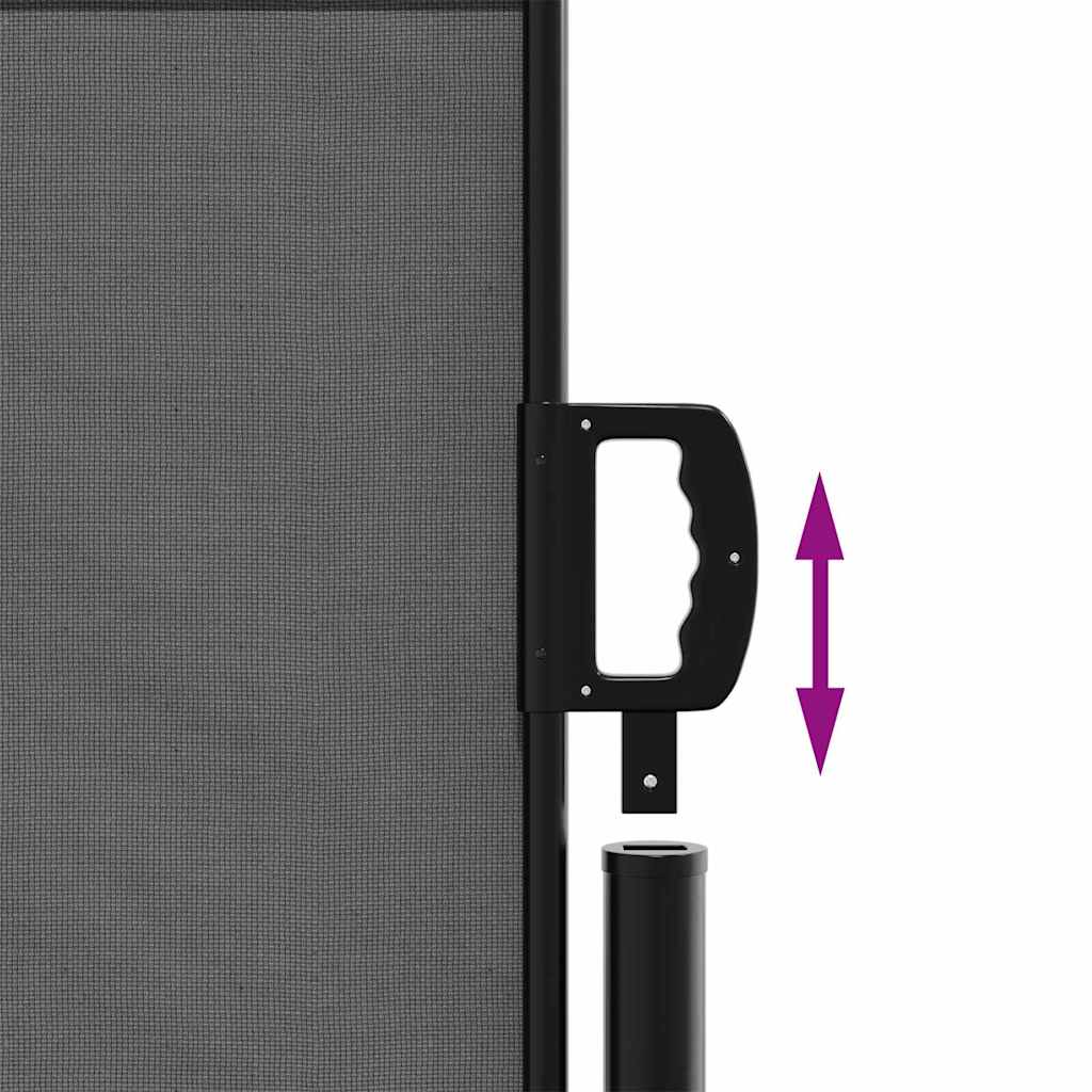 Retractable Side Awning 100x500cm Anthracite | Simpledeals