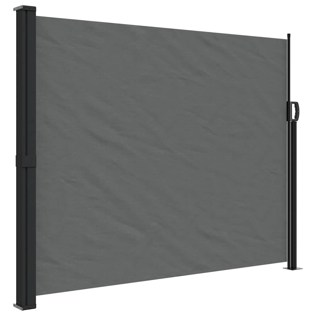 Retractable Side Awning 160x500cm Anthracite | Simpledeals
