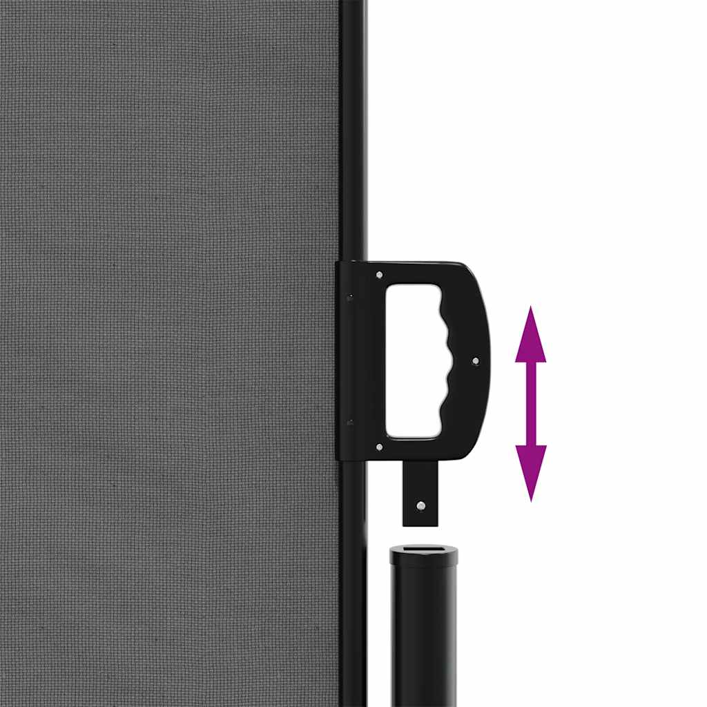 Retractable Side Awning 160x500cm Anthracite | Simpledeals