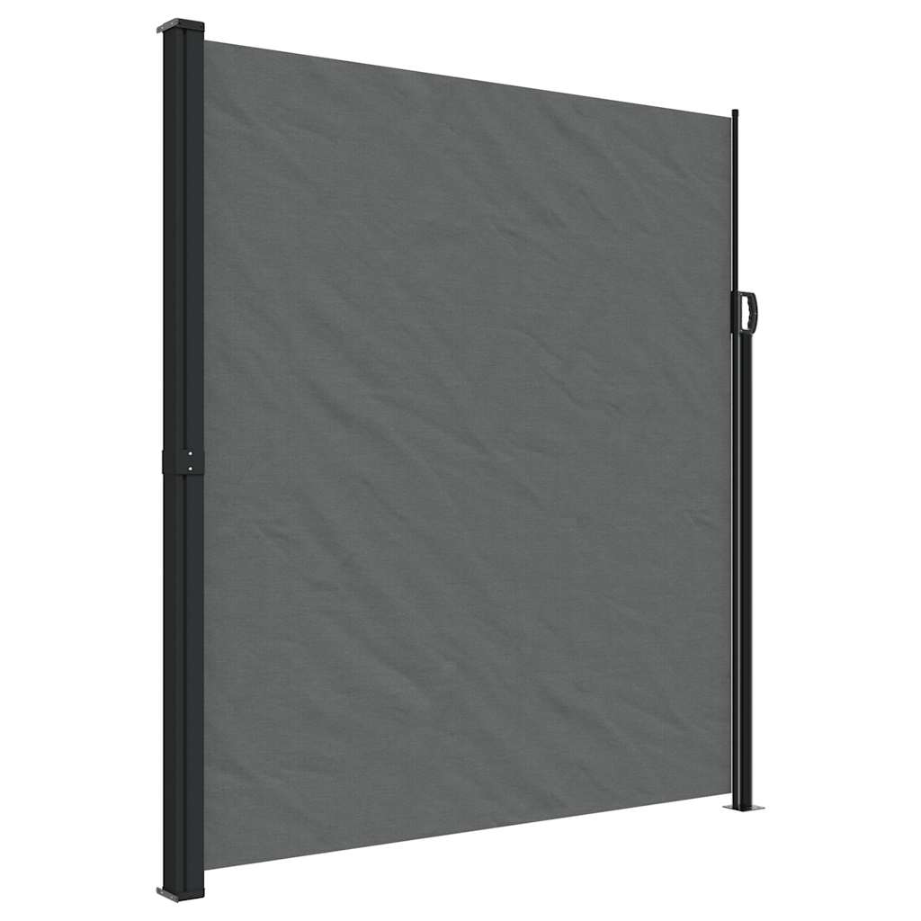 Retractable Side Awning 220x500cm Anthracite | Simpledeals