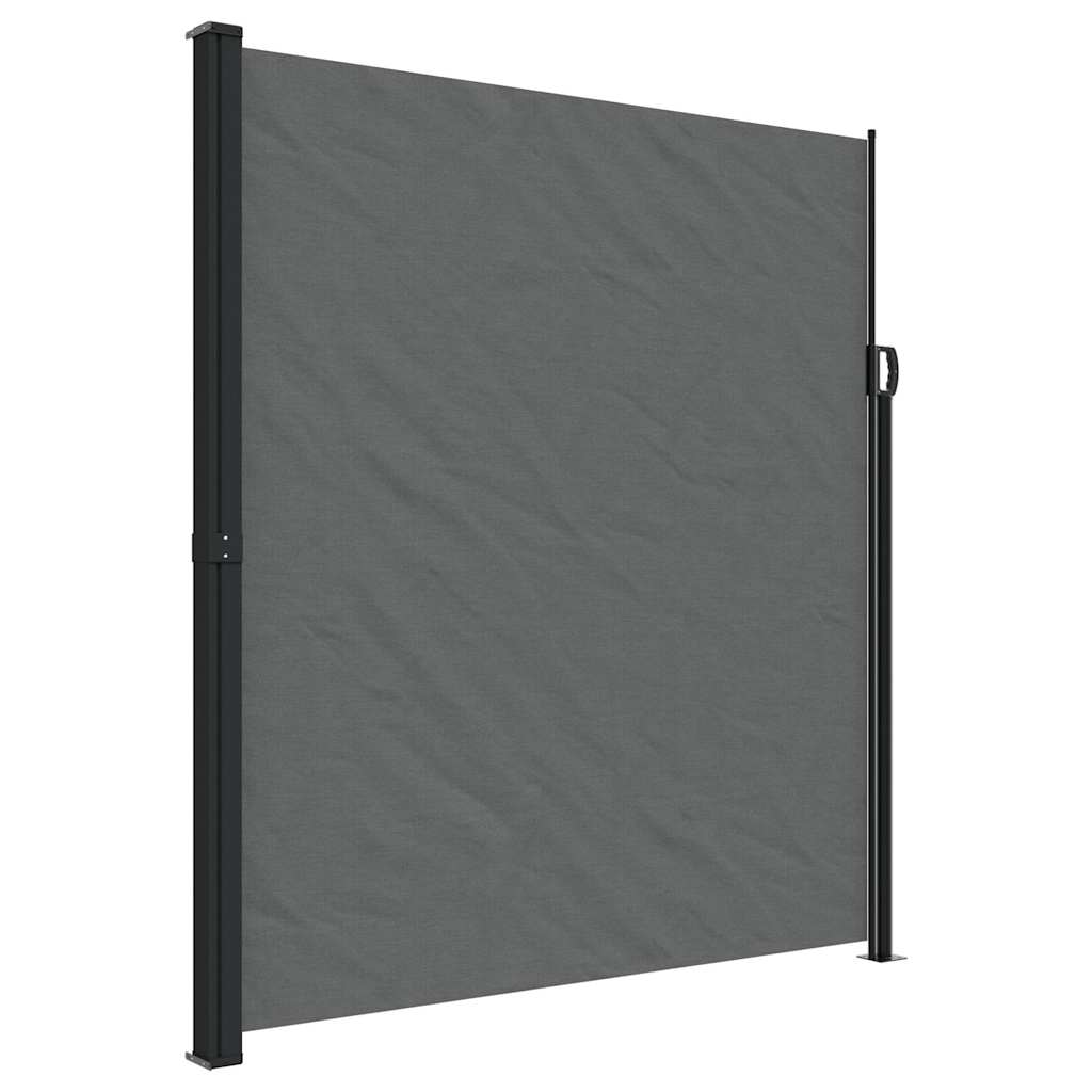 Retractable Side Awning 220x600cm Anthracite | Simpledeals