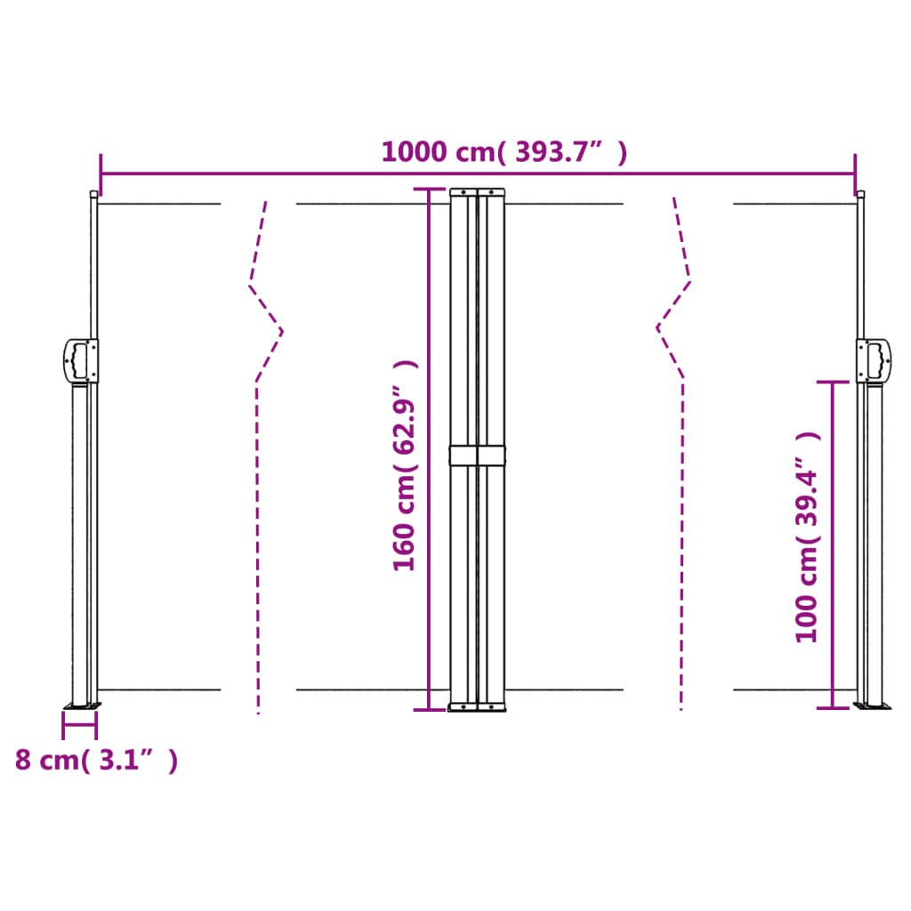 Retractable Side Awning