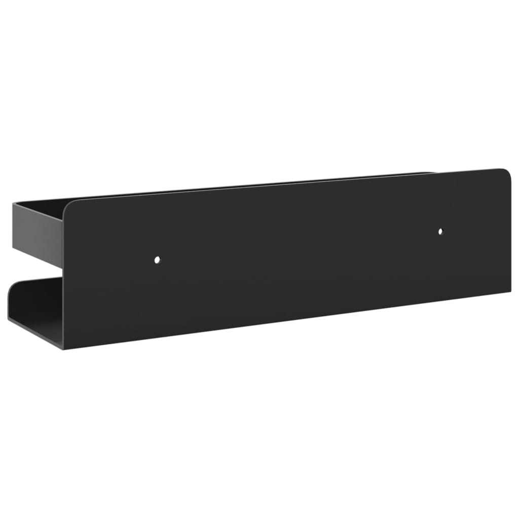 Shower Shelf Matt Black Brushed 304