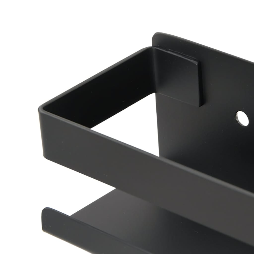 Shower Shelf Matt Black Brushed 304