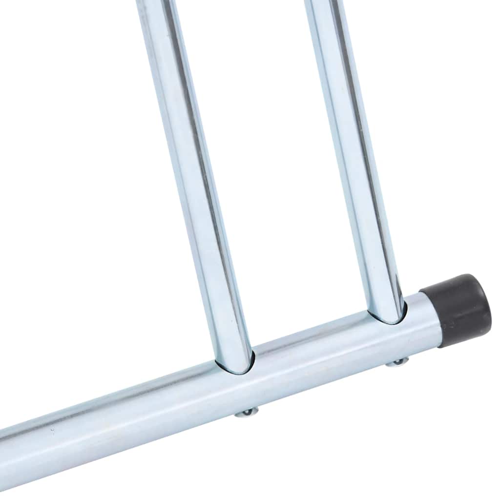 Bicycle Stand for 2 Bikes Floor Freestanding Galvanised Steel, Bicycle Stands & Storage