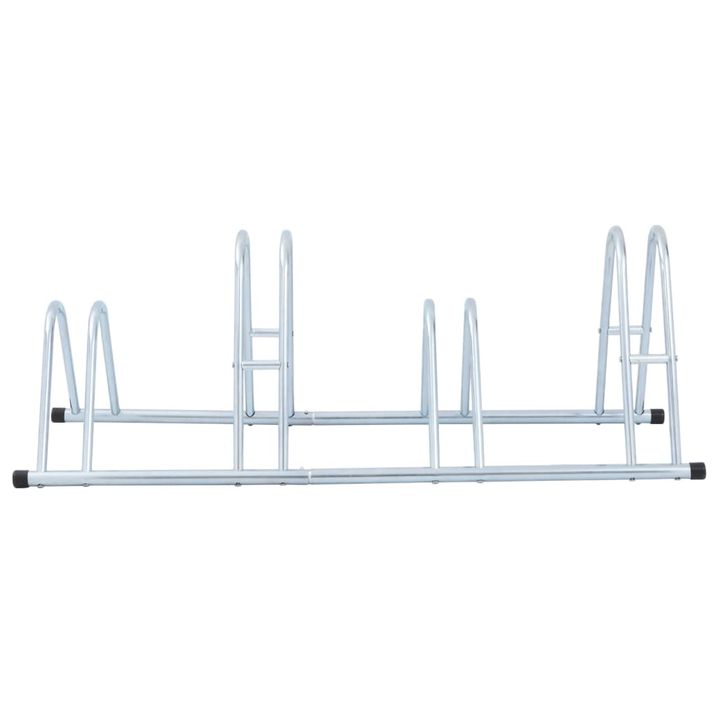 Bicycle Stands & Storage - Bicycle Stand for 4 Bikes Floor Freestanding Galvanised Steel
