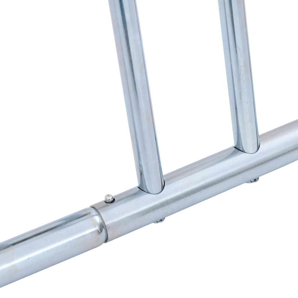 Bicycle Stand for 4 Bikes Floor Freestanding Galvanised Steel, Bicycle Stands & Storage