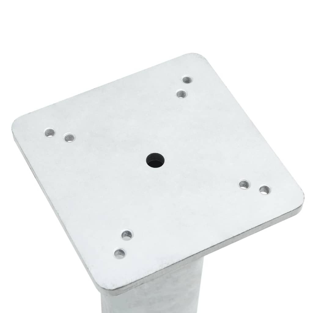 Steel finish - In-Ground Parasol Base Silver Steel